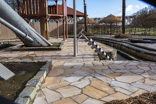 Flagstones Rio Sunrise Extra 2,5-4cm (ca. 26 m2 per krat/ 4-7 st per m2)