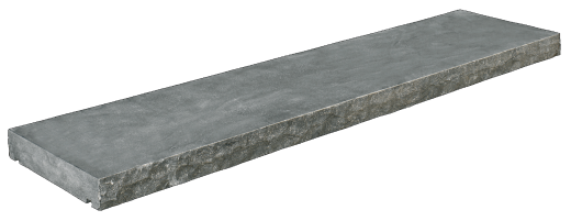 AFDEKPLAAT BLUE MOON ROCKFACE 100X35X4CM