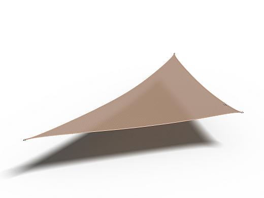 Schaduwdoek Coolfit Driehoek 90° 5,0 x 5,0 x 7,1m zand