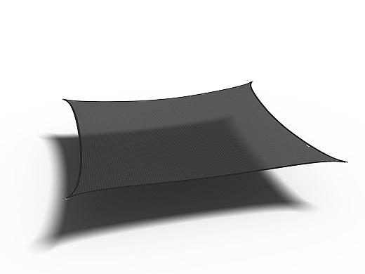 Schaduwdoek Coolfit Vierkant 3,6 x 3,6 x 3,6 x 3,6m zwart
