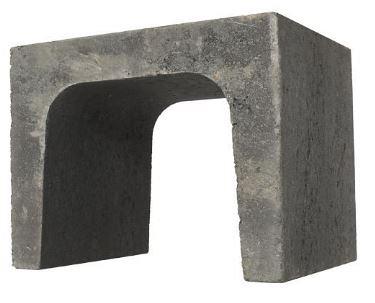 U-element 40x40x50 cm antraciet