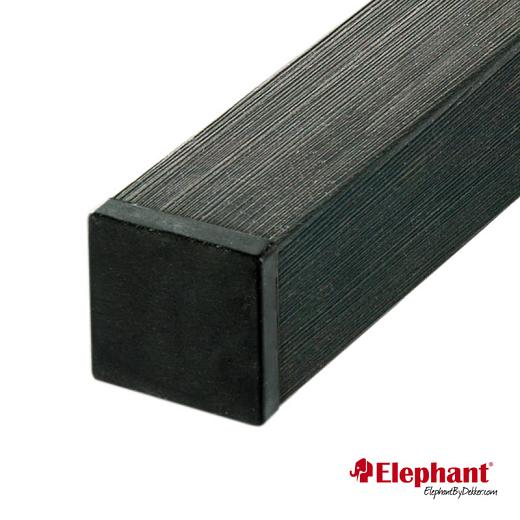 Composiet paal basic met kap antraciet 7x7x270cm