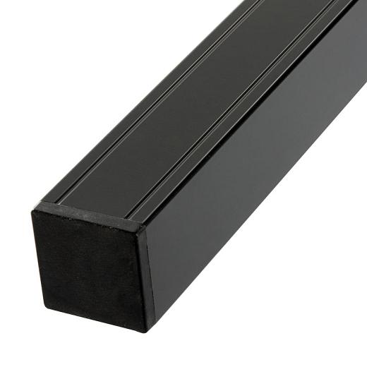 Aluminium paal basic met kap antraciet gepoedercoat 7x7x135cm