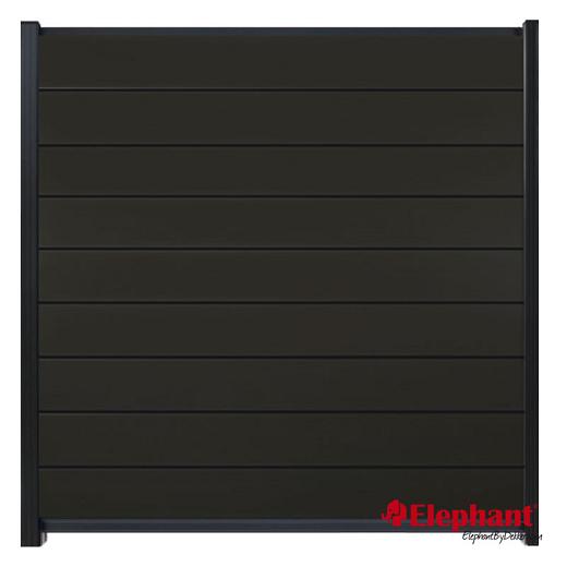 Modular composiet schuttingscherm antraciet 180x195cm