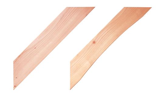 Douglas geschaafde schoor recht 4,5 x 14,5 x 70 cm, onbehandeld.