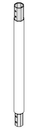 Schroeffundering verlengdeel 100cm