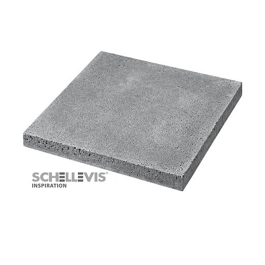 Schellevis tegel gewapend Grijs 100x100x5 cm