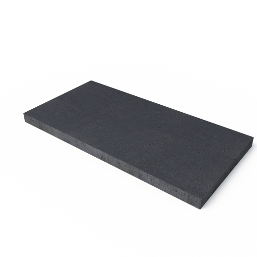 Schellevis tegel gewapend Antraciet 240x120x12 cm