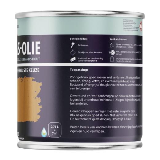 Douglas-olie Naturel 750 ML