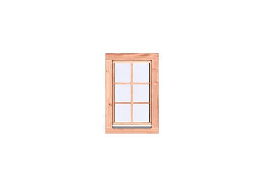 Douglas Draai-kiep raam Prestige, 84,4x126,2 cm, onbehandeld