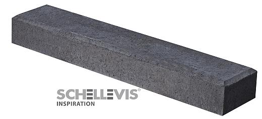 Schellevis betonbiels 100x20x12cm structuur grijs
