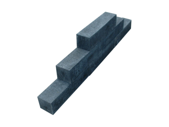 Dirksen Mega-stapelblok 20x30x60 grijs