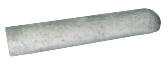 Plakbanden 1x rond grijs - 20x11x95 cm