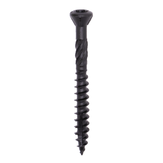 Woodies® Ultimate Shield Outdoor Blackline Potdekselschroef 5.0x50/30 RVS zwart - 200 st.