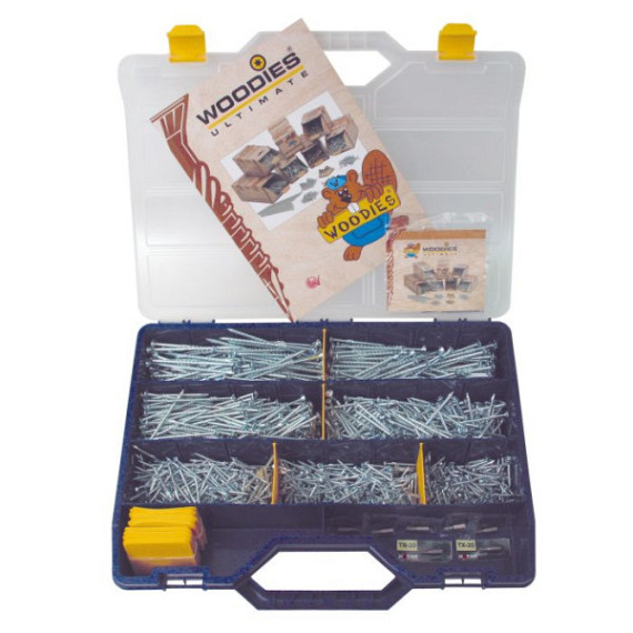 Woodies® Ultimate assortimentskoffer verzinkt