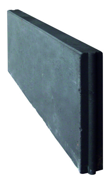 XL Betonbanden 7x25x100 zwart