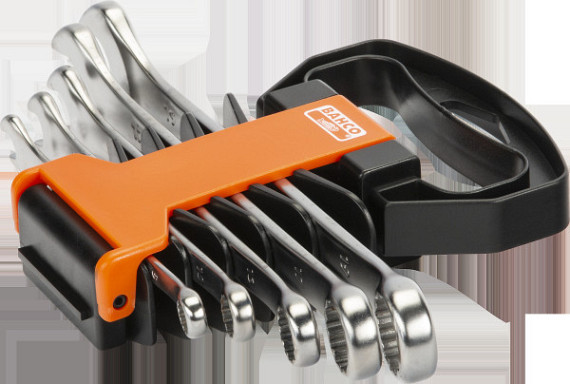 Ringsteeksleutel set/ houder 5D