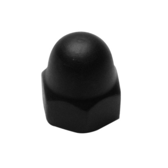 QlinQ® Blackline dopmoer DIN1587 M 6 zwart gecoat - 25 st.