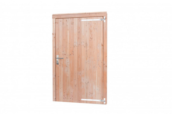 Douglas enkele deur inclusief kozijn extra breed en hoog, rechtsdraaiend, 110 x 214,5 cm, kleurloos geïmpregneerd