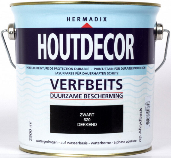 Houtdecor 620 zwart 2500 ml