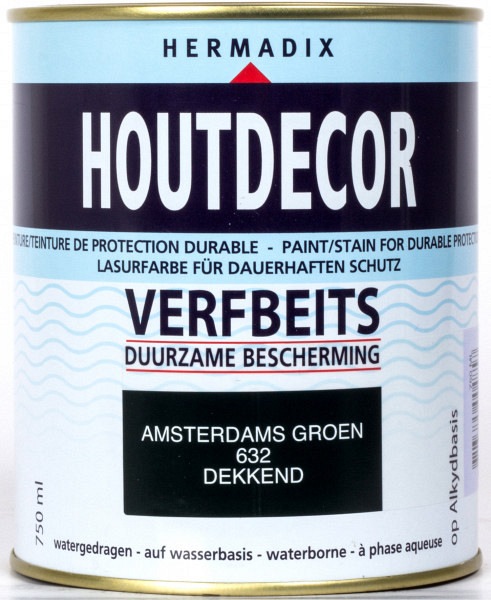 Houtdecor 632 Amsterdams groen 750 ml