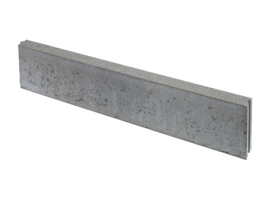 Texture boordsteen 100x20x6 Medium Grey