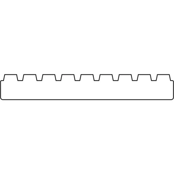 Bangkirai vlonderplank glad/ribbel 2.5x14.5x400cm
