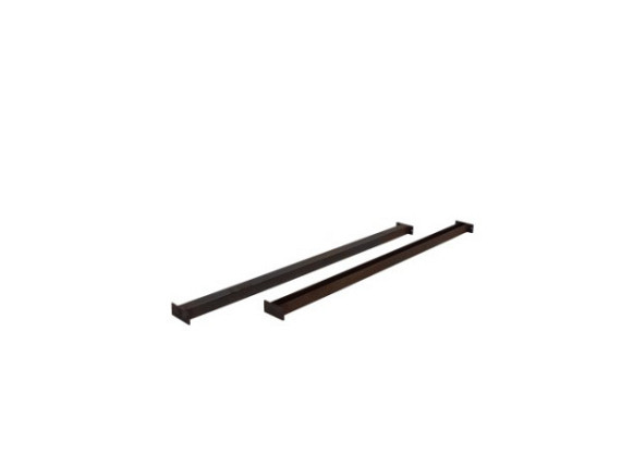 U-profielen tbv bamboematten 120 cm roest