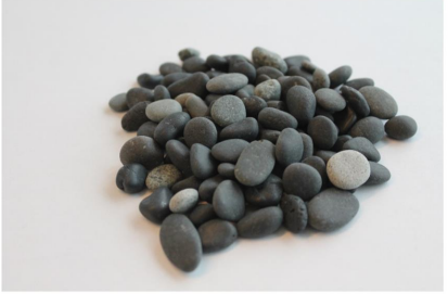 Beach Pebbles black 8-16 mm - Bigbag (1000kg)