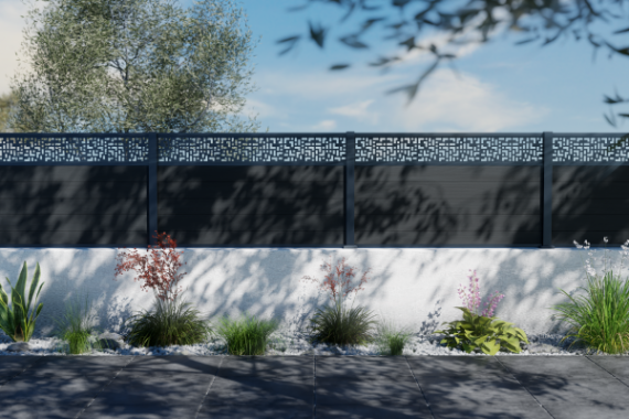 Boston Decopaneel Crios horizontaal 30x175 cm dikte 2 mm RAL7016