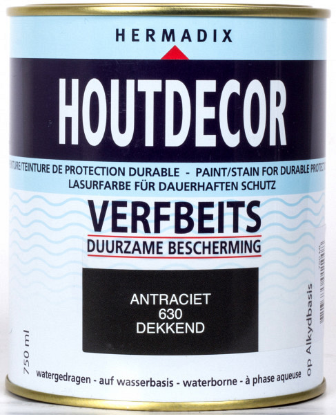 Houtdecor 630 antraciet 750 ml
