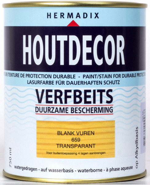 Houtdecor 659 blank vuren 750 ml