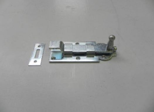 Rolschuif met bocht 120x55mm - galvanisch verzinkt