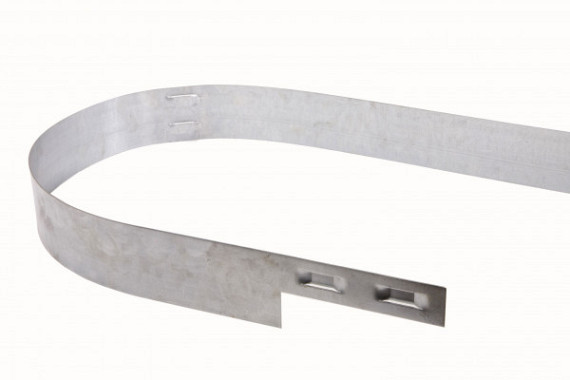 COL-MET verzinkt staal 2mm, 225x10.2 cm Incl. pennen
