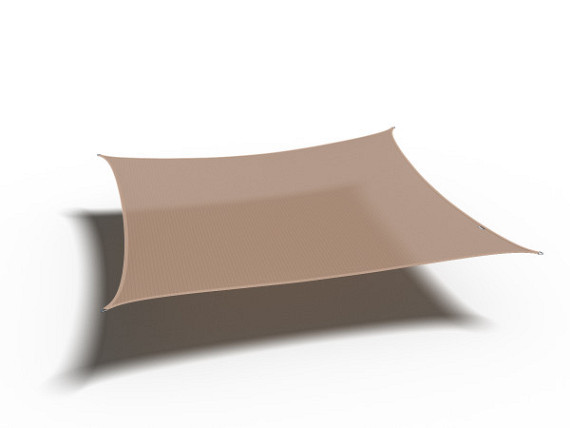 Schaduwdoek Coolfit Vierkant 3,6 x 3,6 x 3,6 x 3,6m zand