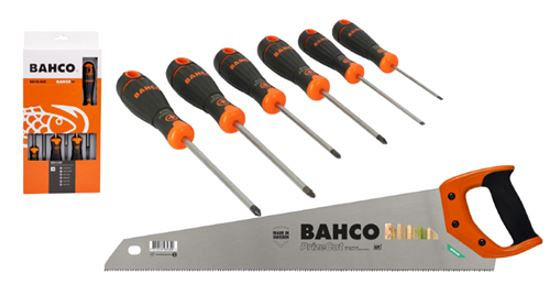Actie Bahco Handzaag met schroevendraaierset