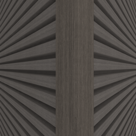 NewTechWood aluminium co-extrusie hoekprofiel t.b.v. Castellation PRO, 6 x 6 x 300 cm, Silver Gray.