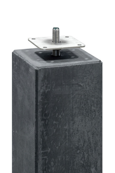 Betonpoer 15 x 15 x 60 cm antraciet