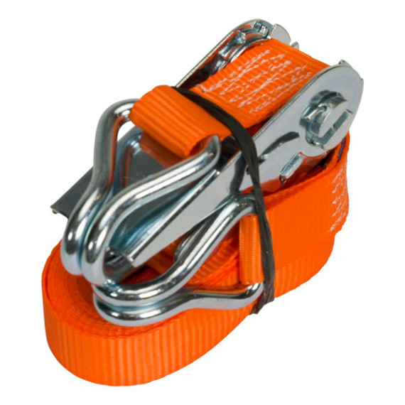 Konvox Spanband 25mm ratel 906 haak 1002 5m LC400/800, Oranje