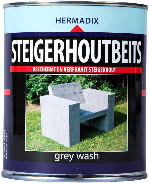 Steigerhoutbeits grey wash 750 ml