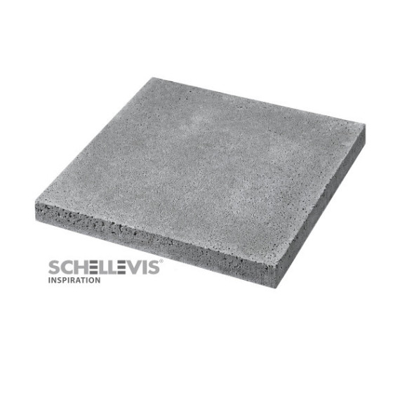 Schellevis tegel Grijs 20x20x5 cm