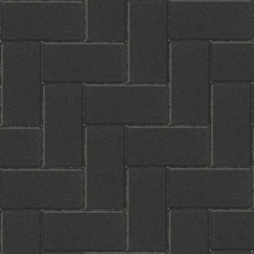 BSS 8cm KOMO zwart met deklaag 36st/lg