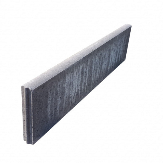 Grasband Zwart ronde kop 5x25x100cm