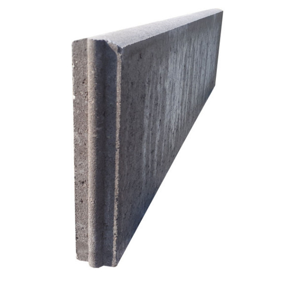 Grasband Zwart ronde kop 5x25x100cm
