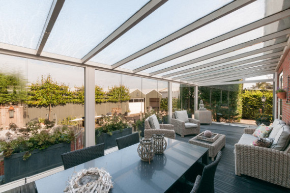 Overkapping Topline polycarbonaat 300x450 cm (bxd)