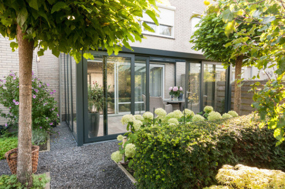 Overkapping Trendline polycarbonaat 300x450 cm (bxd)