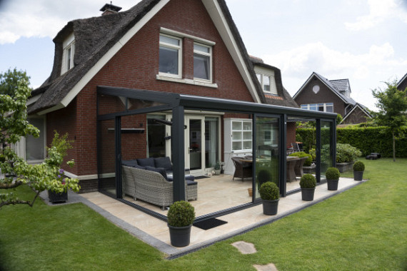Overkapping Topline XL polycarbonaat 600x250 cm (bxd)