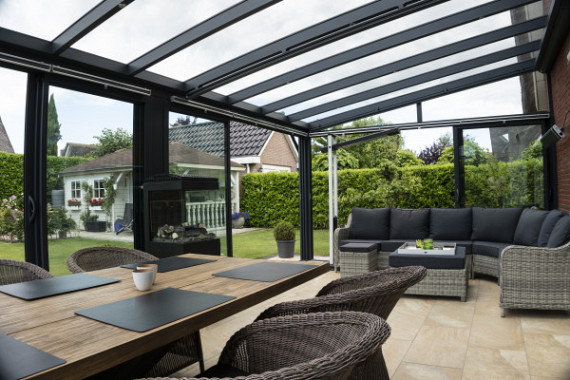 Overkapping Topline XL polycarbonaat 600x250 cm (bxd)