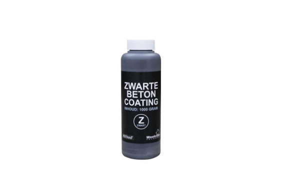 Betoncoating, zwart, in plastic fles (1 liter)