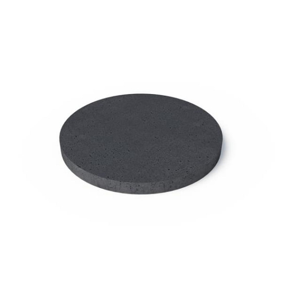 Schellevis tegel rond 100x8 cm Antraciet